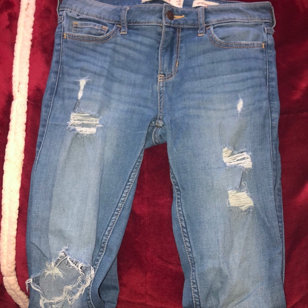 Hollister jeans make them go quick for cheap!!!!